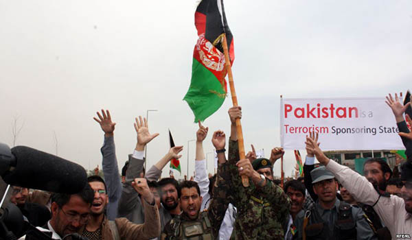 صدها تن در ولایت کندهار برضد پاکستان تظاهرات کردند