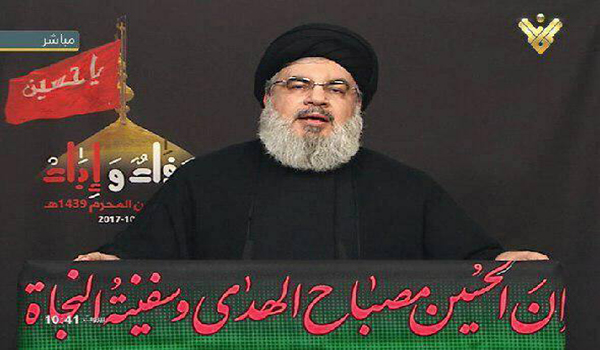 تأکید دبیرکل حزب الله لبنان بر مشخص شدن حامیان تروریستان داعش