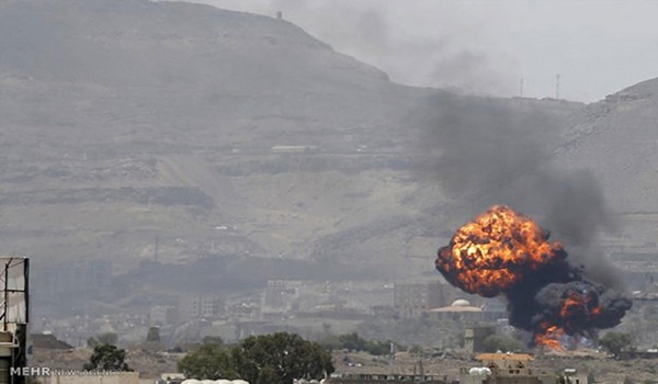 شهر صنعا مورد حمله هوایی ایتلاف نظامی به رهبری عربستان سعودی قرار گرفت